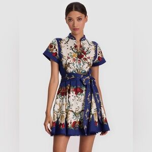 Alice + Olivia Lucy Mini Shirt Dress